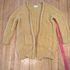 Mustard Knit Cardigan